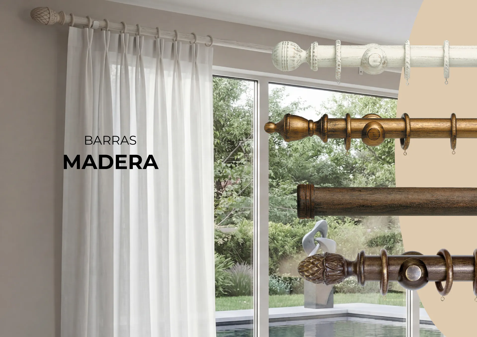 Barras madera